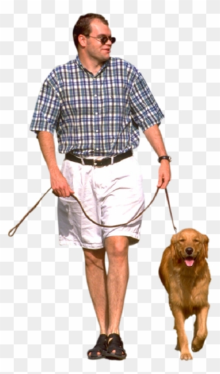 Man Walking Dog Png Vector, Clipart, Psd - People Walking Dog Png Transparent Png