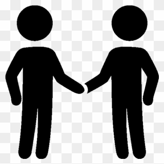 Computer Icons Clip Art - Two People Shaking Hands Icon - Png Download