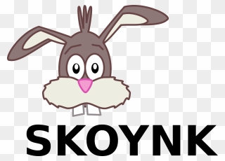 Skoynk Peterm Clip Arts - Easter Bunny Drawing Face - Png Download