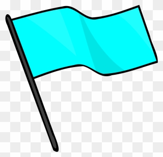 Light Blue Flag Svg Clip Arts - Light Blue Flag Clipart - Png Download