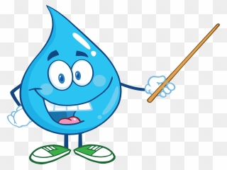 Drawing Stock Photography Clip Art - Cartoon Water Drop Clipart - Png Download