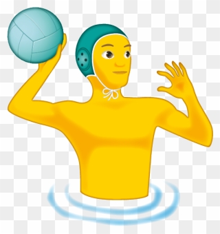 Emoji Water Polo Clipart