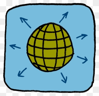 Simple Drawing Of A Disco Ball Clipart