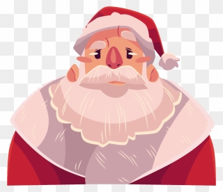 Crying Santa Claus Clipart