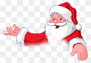 Christmas Beard Cutout Free Hd Clips - Santa Claus Png Hd Transparent Png