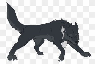 The Mighty Fall - Transparent Cartoon Wolf Png Clipart
