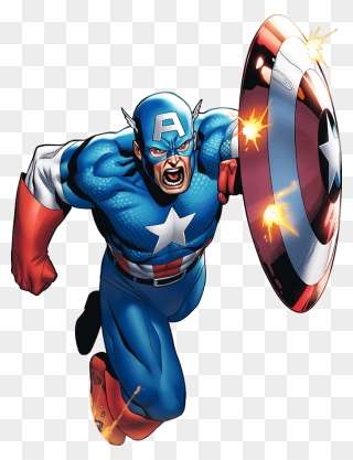Capitao America Png - Comic Captain America Clipart