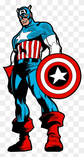 Captain America Playing Card Clipart