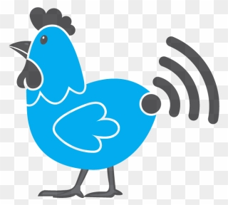 Free Range Wifi Logo - Rooster Clipart
