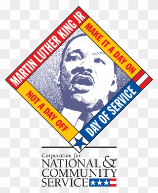 Martin Luther King Day Png - Mlk Jr Day Of Service Clipart