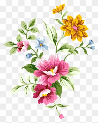 Spring Flower Bouquet Clipart Clipart Freeuse Stock - Flowers Png Transparent Png