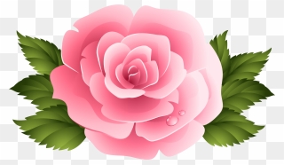 Easter Egg Of Pink Rose Petals And - Pink Rose Flower Clipart - Png Download