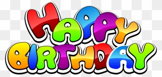 Happy Birthday Png Text Cli - Happy Birthday Clipart Transparent Png