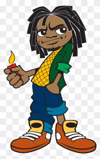 Reggae Clipart Caribbean Music - Ghetto Character - Png Download