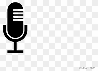 Retro Clipart Microphone - Illustration - Png Download