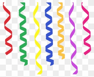 Angle,symmetry,area - Clipart Png Streamers Transparent Png