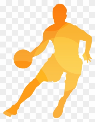 Basketball Icon Png Icon Png Basketball Football Transparent - Silhouette Basketball Player Png Clipart