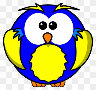 Hoop Clipart Large - Cartoon Owl - Png Download