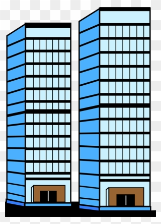 Transparent Edificios Clipart - Clipart White And Black For Office Buildings - Png Download