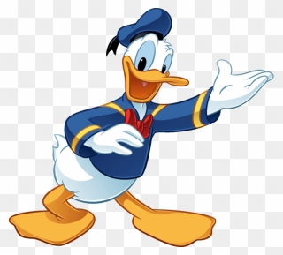 Donald Clipart Holding - Donald Duck - Png Download