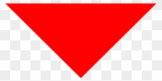Red Arrow Down - Down Red Arrow Icon Clipart