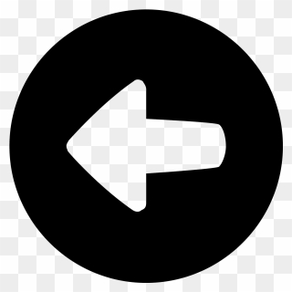 Left Arrow Free Png Image - Twitter Logo Black Circle Clipart