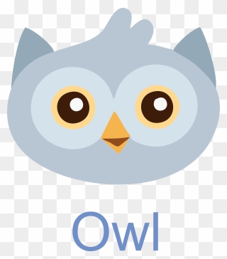 Owl Face Clipart - Png Download