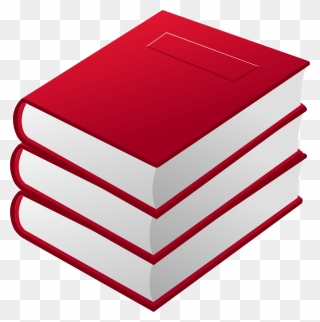 Clip Art Pile Of Books Clipart - Red Books Clipart - Png Download