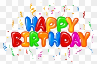 Happy Birthday Text Design Png - Happy Birthday Birthday Text Png Clipart