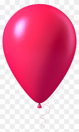 Balloon Pink Clip Art - Luftballon Pink Clipart - Png Download