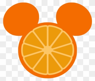 Orange Mickey Mouse Clipart