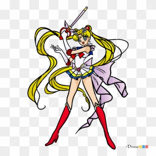 How To Draw Sailor Moon, Anime Girls - Illustration Clipart