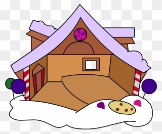 Transparent Gingerbread House Candy Clipart - Igloo Club Penguin - Png Download