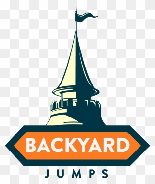Backyard Jumps Daily Rentals Clipart