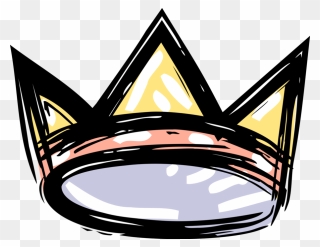 Royal Vector Illustration - Black And White Crown Clipart