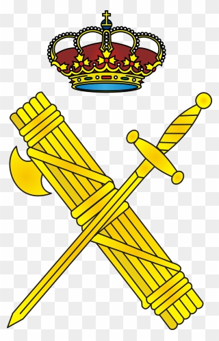 Crown Free Vector Graphic On Pixabay King - Escudo De La Guardia Civil Clipart