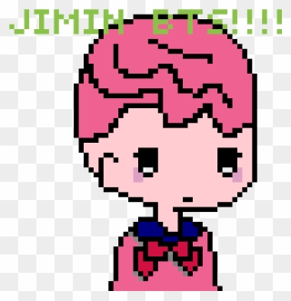 Transparent Jimin Png - Cute Anime Pixel Art Clipart