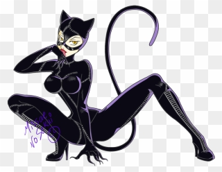 Catwoman - Catwoman Cartoon Clipart