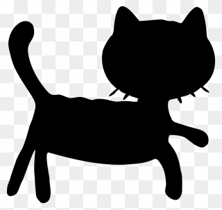Whiskers Domestic Short-haired Cat Black Cat Dog - Cat Grabs Treat Clipart