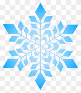 Simple Blue Snowflake Png Download - Transparent Background Snowflake Clipart Pink