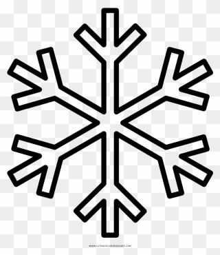 Snowflake Png Download - Vector Christmas Ornament Outline Clipart