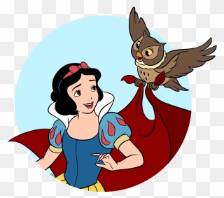 Disney Snow White Owl Clipart