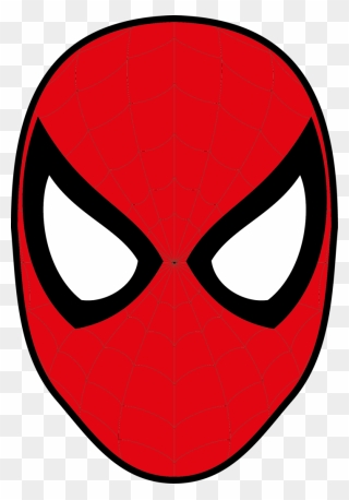 Spider Man Mask Iron Man Superhero - Spidermans Face Clipart