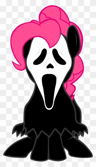 Scary Ghost Faces - Scary Movie Pinkie Pie Clipart