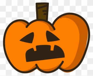 Jack O Lantern Halloween Pumpkin Clip Art - Clip Art Pumpkin Head - Png Download