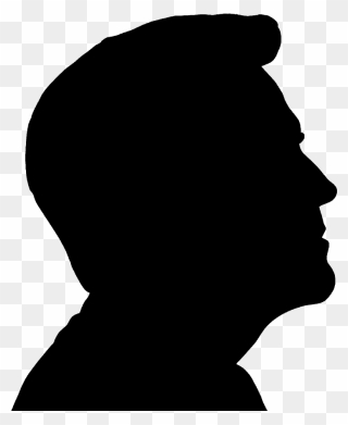 Silhouette Royalty-free Clip Art - Man Side Profile Silhouette - Png Download