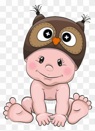 Clipart Baykuş Bebek - ิ Baby Cartoon Png Transparent Png