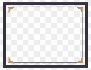 Picture Certificate Text Frame Design Pattern Border - Style Clipart