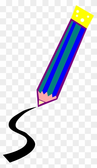 Pencil Drawing A Line Clipart