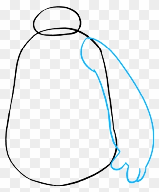 How To Draw Baymax From Big Hero Clipart